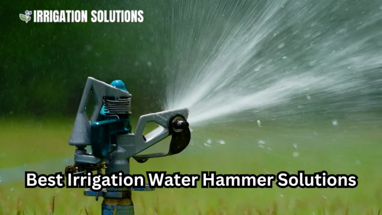 irrigation water hammer solutions