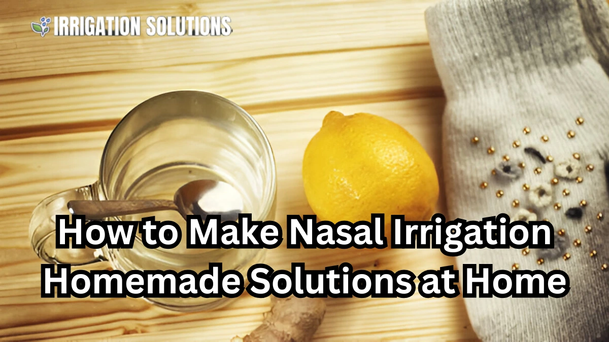 nasal irrigation homemade solutions