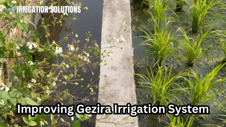 solutions to the problems faced by gezira irrigation scheme