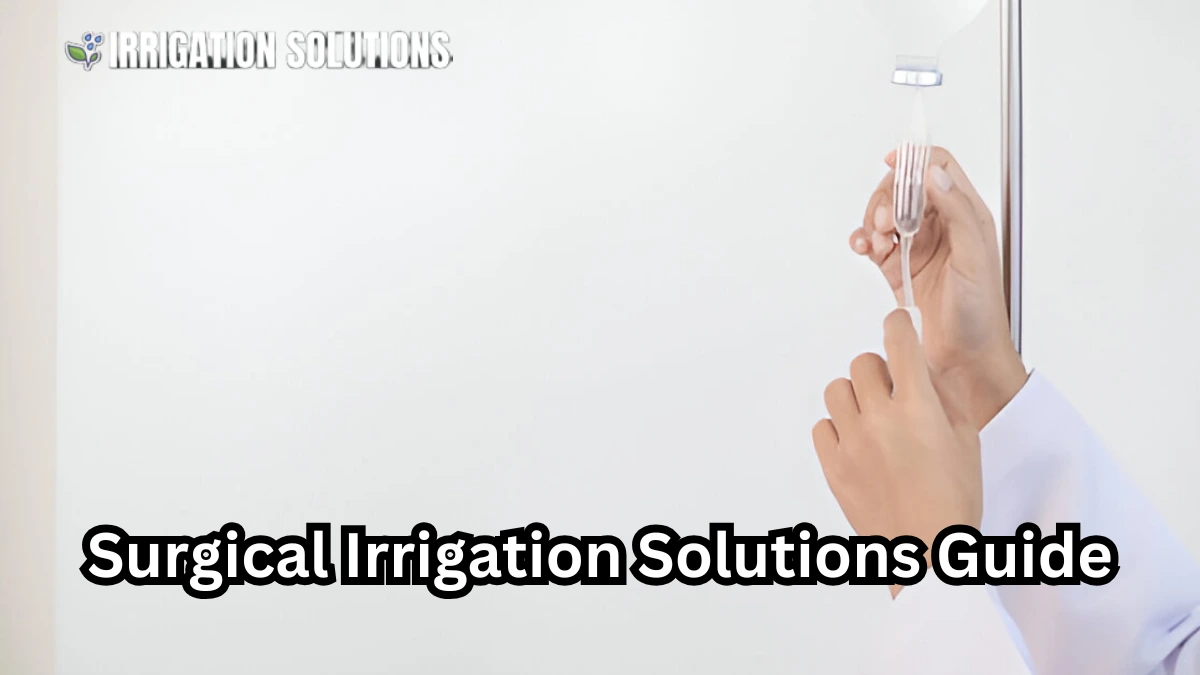 surgical irrigation solutions